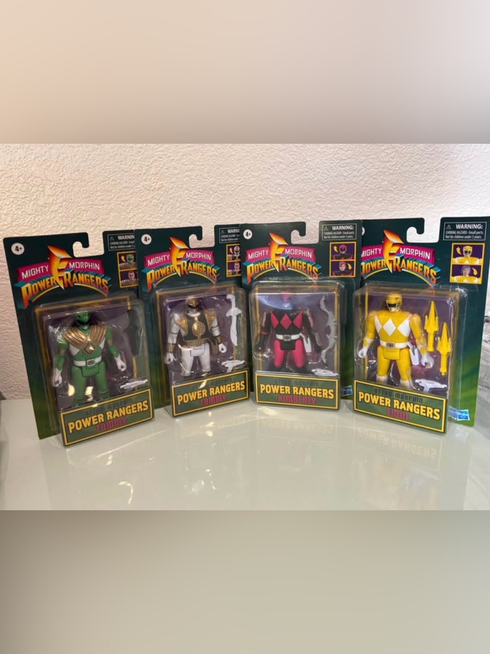 Mighty Morphin Power Rangers Retro-Morphin Rangers Wave 1 Complete Set